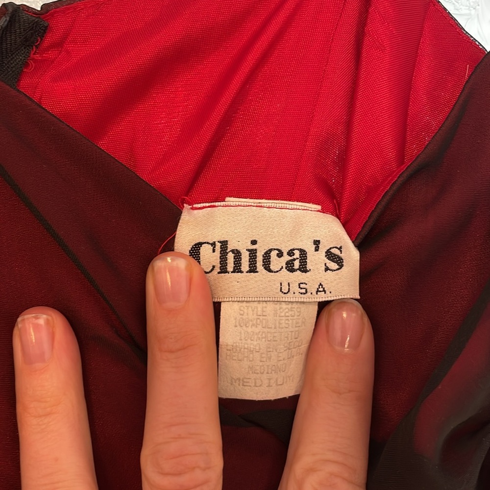 Chico’s vintage 2000s red dress - Picture 5 of 5